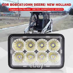 4pcs LED Skid Steer Light Fits Bobcat & Fits Ford New Holland 6661353 TL650