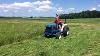 7ft Ford 501 3pt Sickle Mower On A Ford New Holland 1720 Tractor Mowing Hay