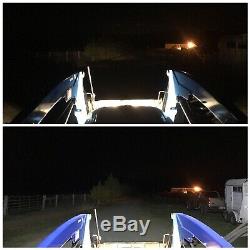 Auxiliary Tractor Work Lights Quick attach, mounts on 4 ROPS