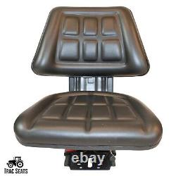Black TracSeats Tractor Suspension Seat Fits International Harvester 454 464 574