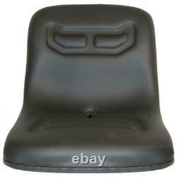 Black Tractor Seat with Brackets Fits Bobcat 463 542 641 653 742 763 773 853