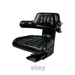 Black Waffle Suspension Seat Fits Ford/New Holland 4000 4100 4110 4600 4610