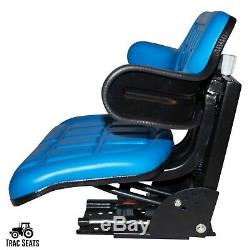 Blue Ford / New Holland 6600 6610 7000 7600 7610 Waffle Tractor Suspension Seat