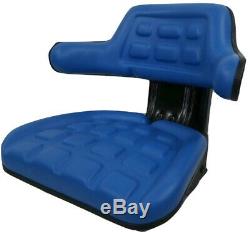 Blue Ford/new Holland 4000 4100 4110 4600 Su 4610 Tractor Suspension Seat #wd