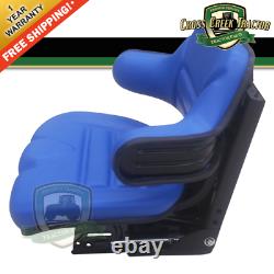 Blue Universal Tractor Suspension Seat Fits Ford/Fits New Holland 4110 4600 5000