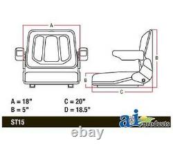 Bobcat Skidsteer Universal Seat T500BL TS1100C 0278302
