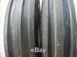 FORD-NEW HOLLAND Tractor Tires (2) 16.9x30 withtubes & (2) 650X16 3 Rib withtubes