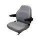 Fits Ford/new Holland Tractor Seat Assembly Witharms Gray Vinyl