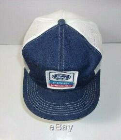 Ford New Holland Farm Tractor Trucker Vintage K Products Rare Patch Hat Cap