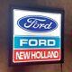Ford New Holland Led Illuminated Light Up Garage Sign 7740 8340 6610 7840 5030