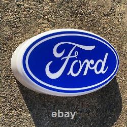 Ford New Holland Led Illuminated Light Up Garage Sign 7740 8340 6610 7840 5030