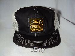 Ford New Holland Snapback Patch/Mesh Trucker/Farmer Hat Cap K-Product