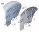 Fordson Major, Power Tractor Mudguard Pair Fender Wing Ford New Holland New