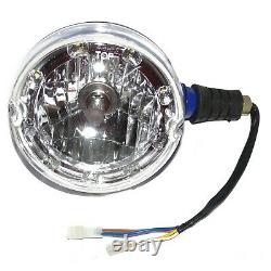 Headlight Headlamp Assembly with LED Ring For Ford Farmtrac New Holland ECs