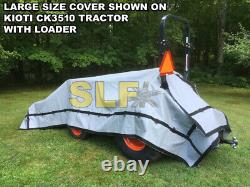 Large Outdoor Compact Tractor Cover USA Made John Deere Ford Case Yanmar New