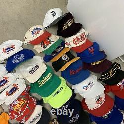 Lot Of 55+ VTG Ford Tractor Farmer New Holland Sports Car K Product Trucker Hats