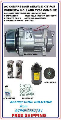 New AC Compressor kit for Ford New Holland TX66 89832539 84039022 84015397