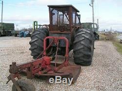 New Holland / Ford 7610 Farm Tractor 4x4 Forestry Package With Brown Bush Cutter