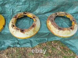 One Pair of REAR WHEEL WEIGHTS FORD or NEW HOLLAND TRACTOR
