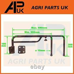 PAIR Extendable Mirror Arms & Heads for Ford New Holland Massey Ferguson Tractor