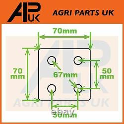 PAIR Extendable Mirror Arms & Heads for Ford New Holland Massey Ferguson Tractor