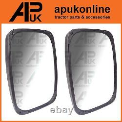 PAIR Genuine Britax Mirror Head 330x240mm for Ford New Holland Case IH Tractor