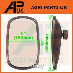 PAIR Telescopic Mirror Arms & Heads Tractor Ford New Holland Massey Ferguson