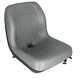 Seat Bucket Vinyl Gray Compatible With Ford/new Holland Fits New Holland