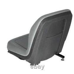 Seat Bucket Vinyl Gray Compatible with Ford/New Holland fits New Holland