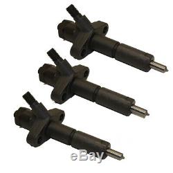 Set of 3 Diesel Fuel Injectors For Ford New Holland Tractor Fuel Injector