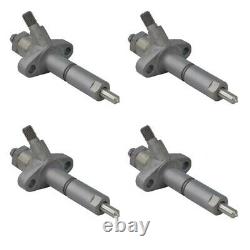 Set of 4 Fuel Injectors For 4 Cylinder Fits Ford Fits New Holland Tractors