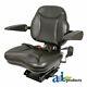 Universal Big Boy Seat With Armrests, Blk, 330 Lb / 150 Kg Weight Limit