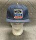Vintage K-products Ford New Holland Tractor Patch Denim Snapback Trucker Hat Usa