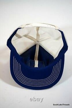Vintage Ford New Holland Patch K-Products Blue White Mesh Trucker Hat