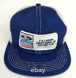 Vintage Ford New Holland SnapBack Trucker Hat USA Clean