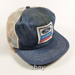 Vintage Ford New Holland Snapback Cap Trucker Hat Mesh Patch K Products USA