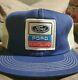 Vintage K-products Ford New Holland Dark Denim Snapback Patch Mesh Trucker Hat