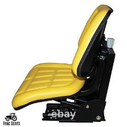 Yellow John Deere 655 855 1435 6800 Triback Universal Tractor Suspension Seat