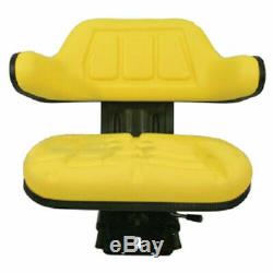 Yellow Tractor Suspension Seat For John Deere 5200 5210 5300 5310 5400 5410 #iep