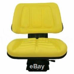 Yellow Tractor Suspension Seat For John Deere 5200 5210 5300 5310 5400 5410 #vd2